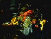 Pieter de Ring Still Life with Lobster Sweden oil painting artist